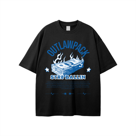 "Str8 Ballin" (Blue) Unisex T-shirt