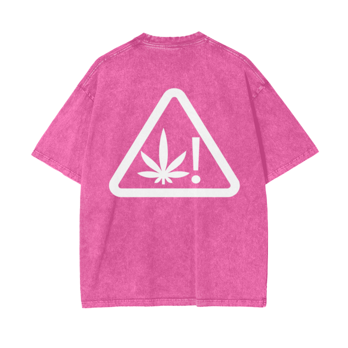 "Summer Vibes" Acid Wash Oversize T-Shirt - 250 GSM
