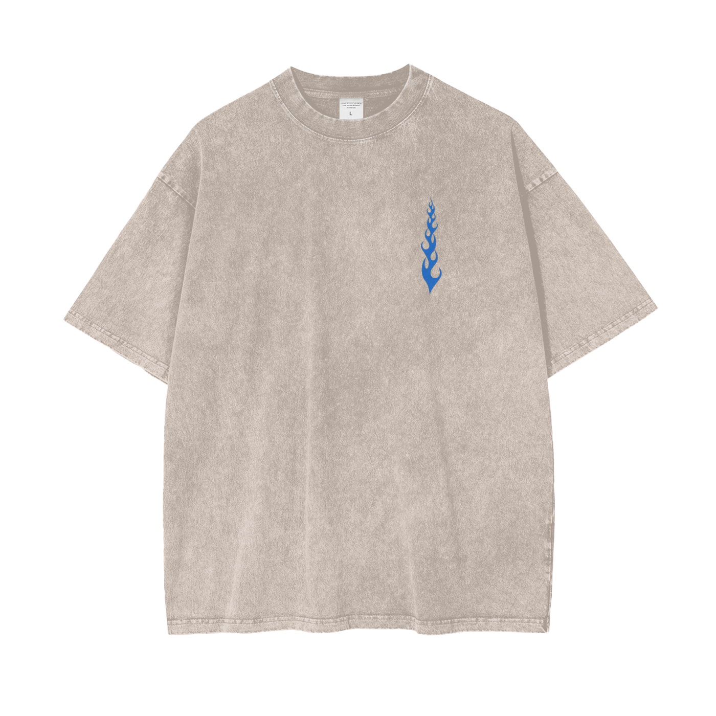 "More Trees" Acid Wash Oversize T-Shirt - 250 GSM