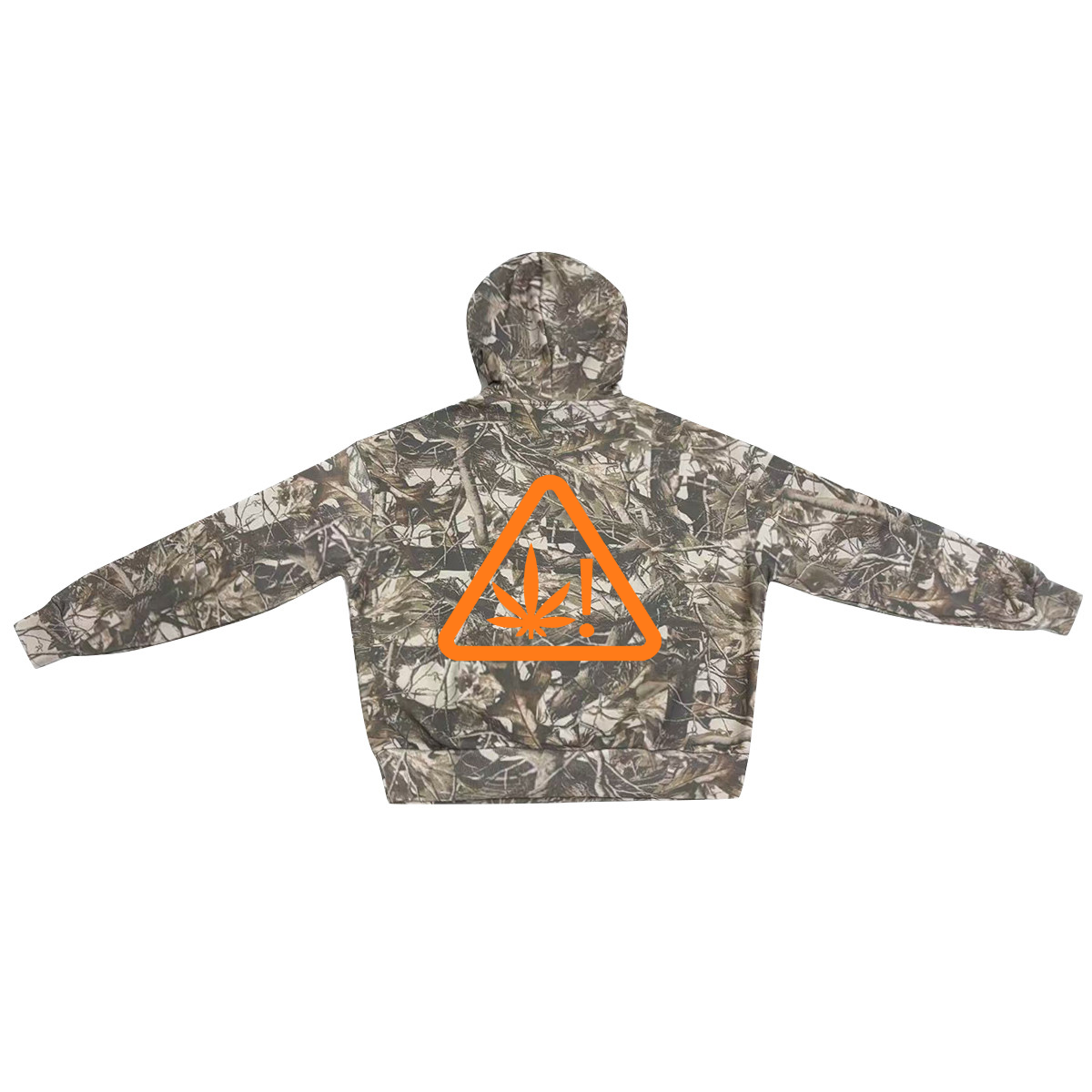 "Thug Angel (Camo) Unisex 100% Cotton French Terry Camo Hoodie(400GSM)