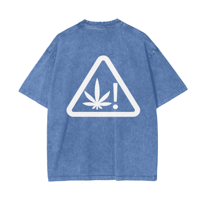 "Get em some Milk" Acid Wash Oversize T-Shirt - 250 GSM