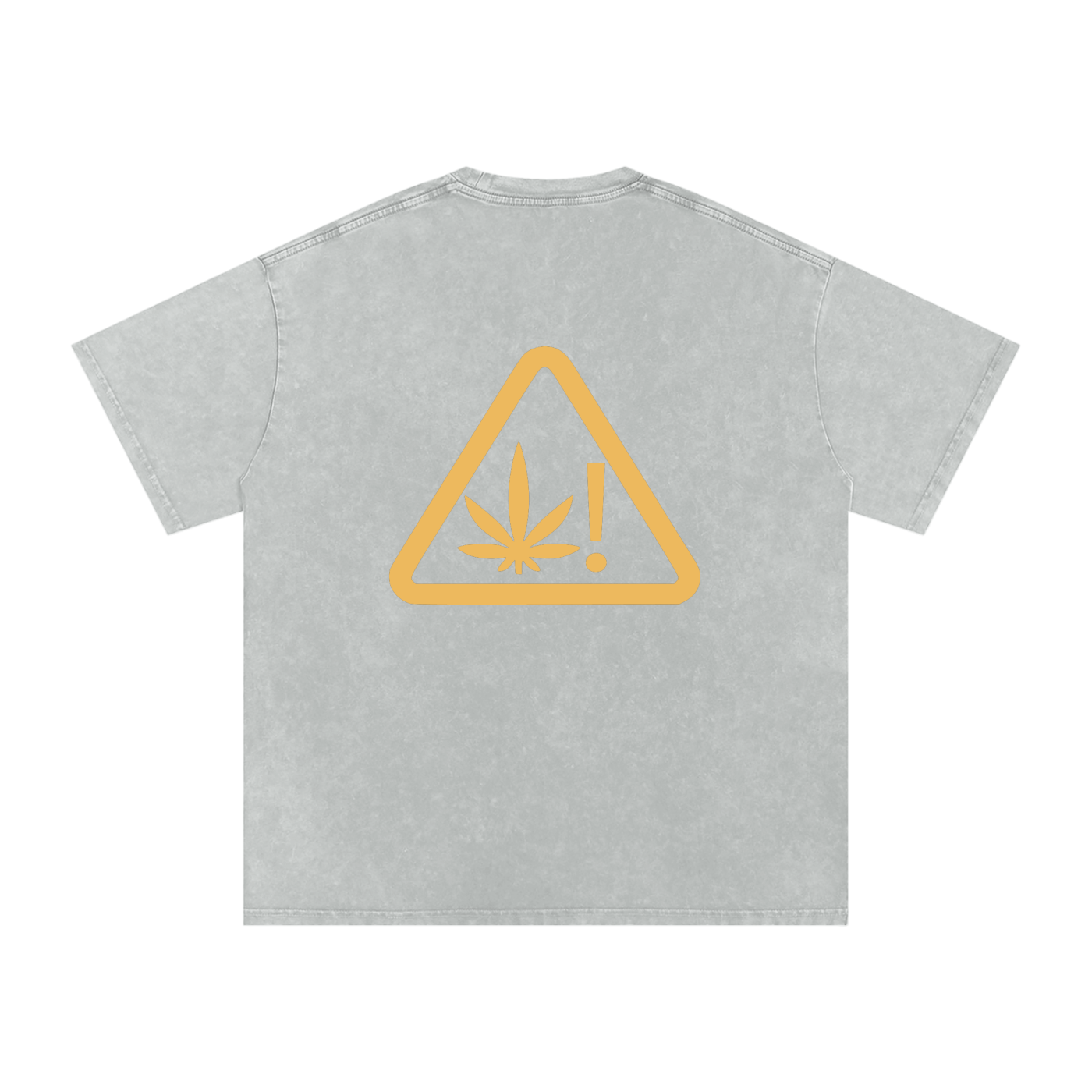 "Stoner Girl" Acid Wash Oversize T-Shirt - 250 GSM