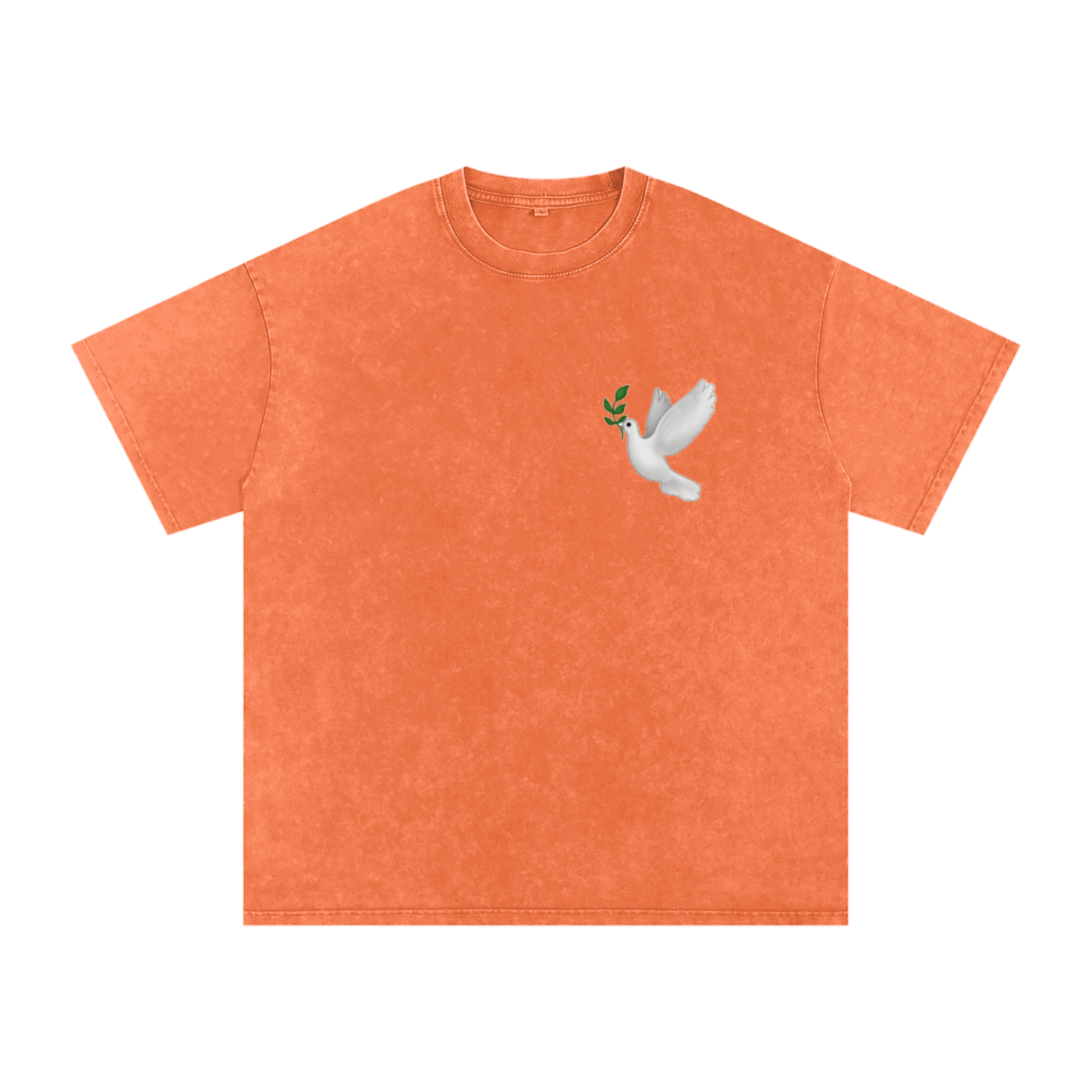"Live In Peace" Acid Wash T-Shirt - 250 GSM