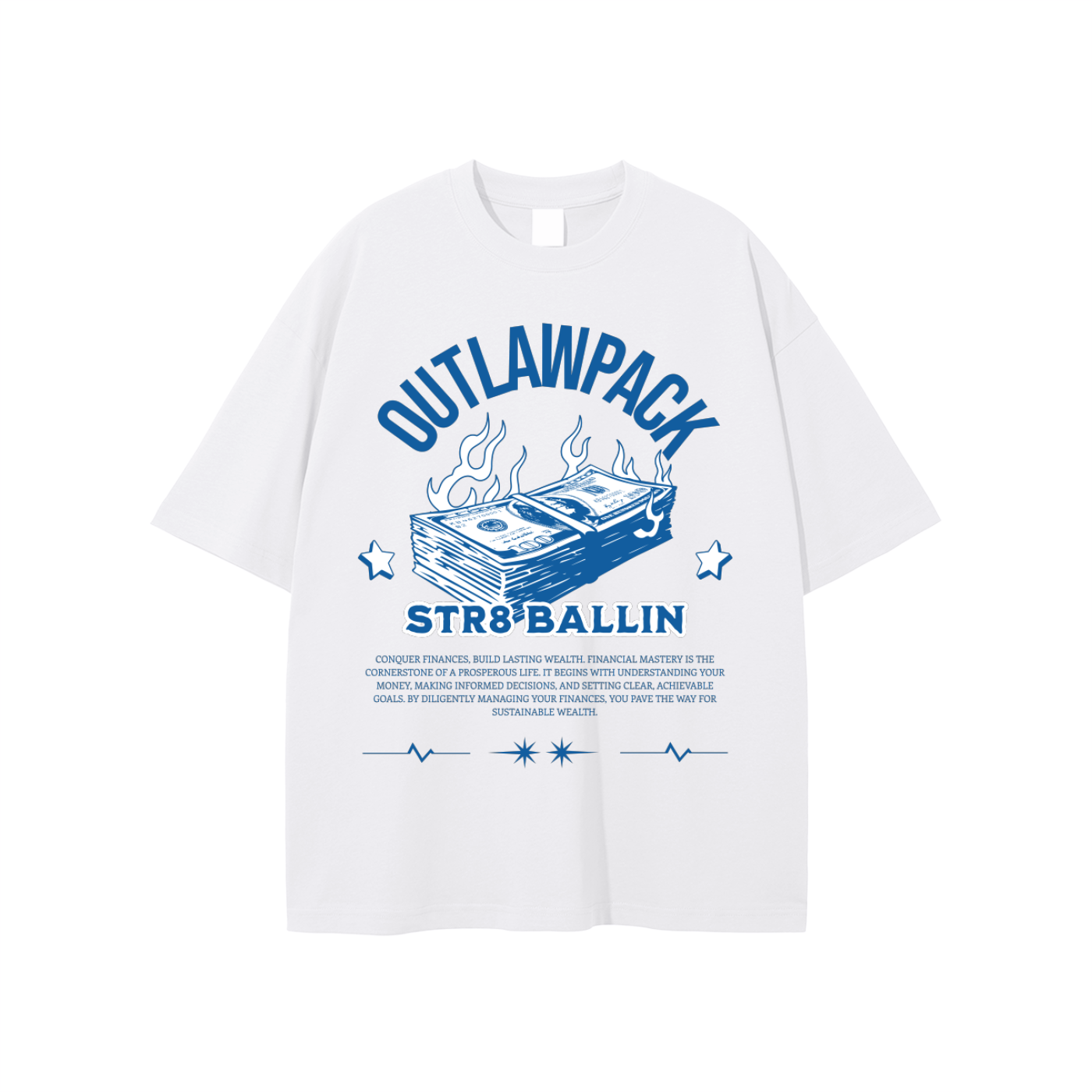 "Str8 Ballin" (Blue) Unisex T-shirt