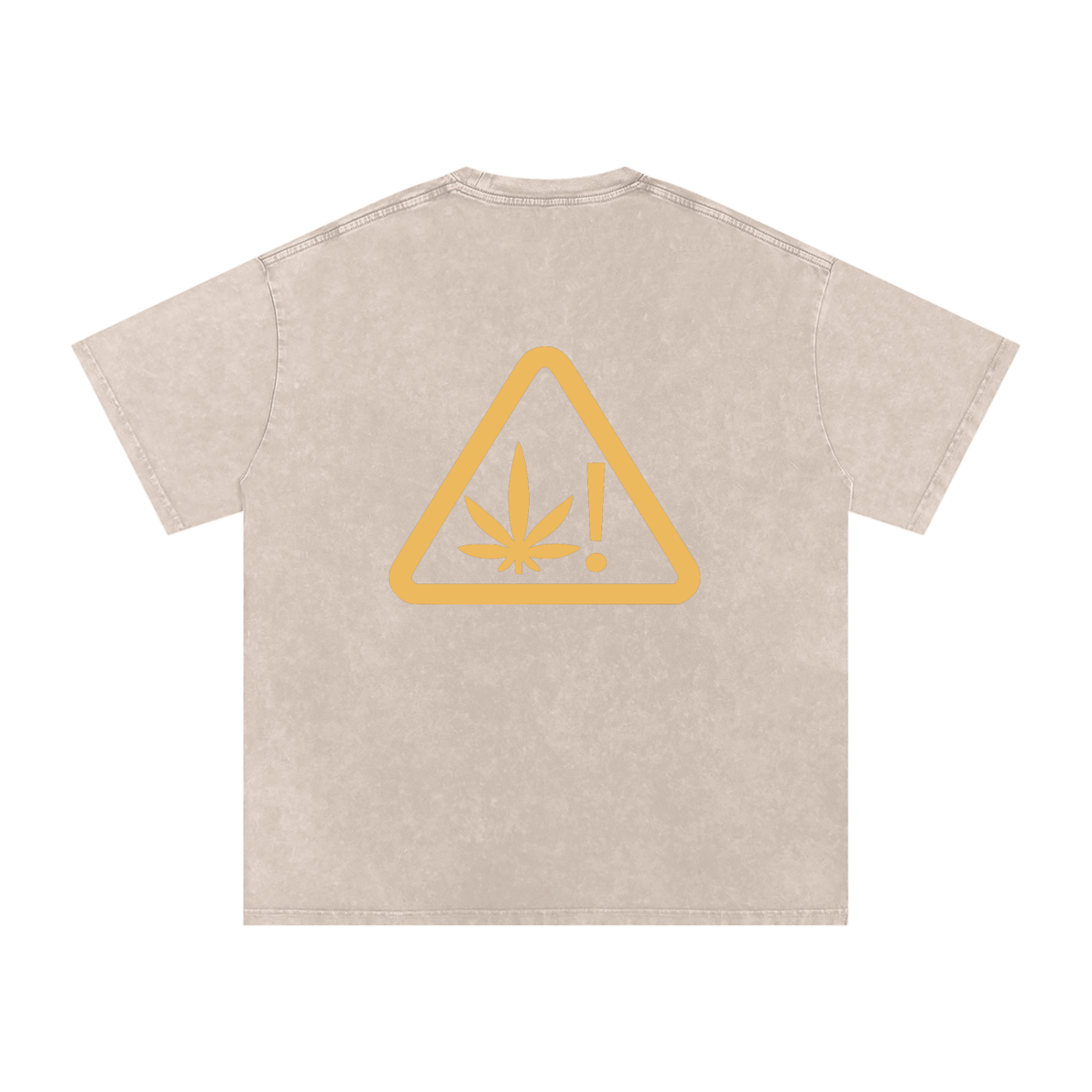 "Stoner Girl" Acid Wash Oversize T-Shirt - 250 GSM