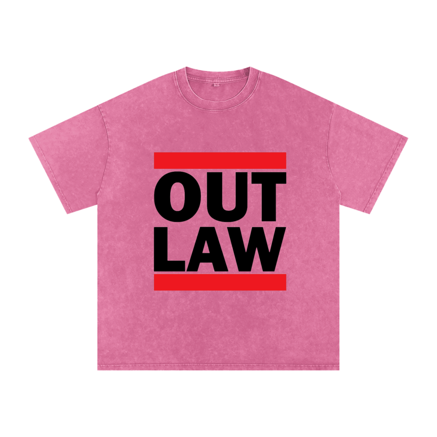 "Outlaw" Acid Wash Oversize T-Shirt - 250 GSM