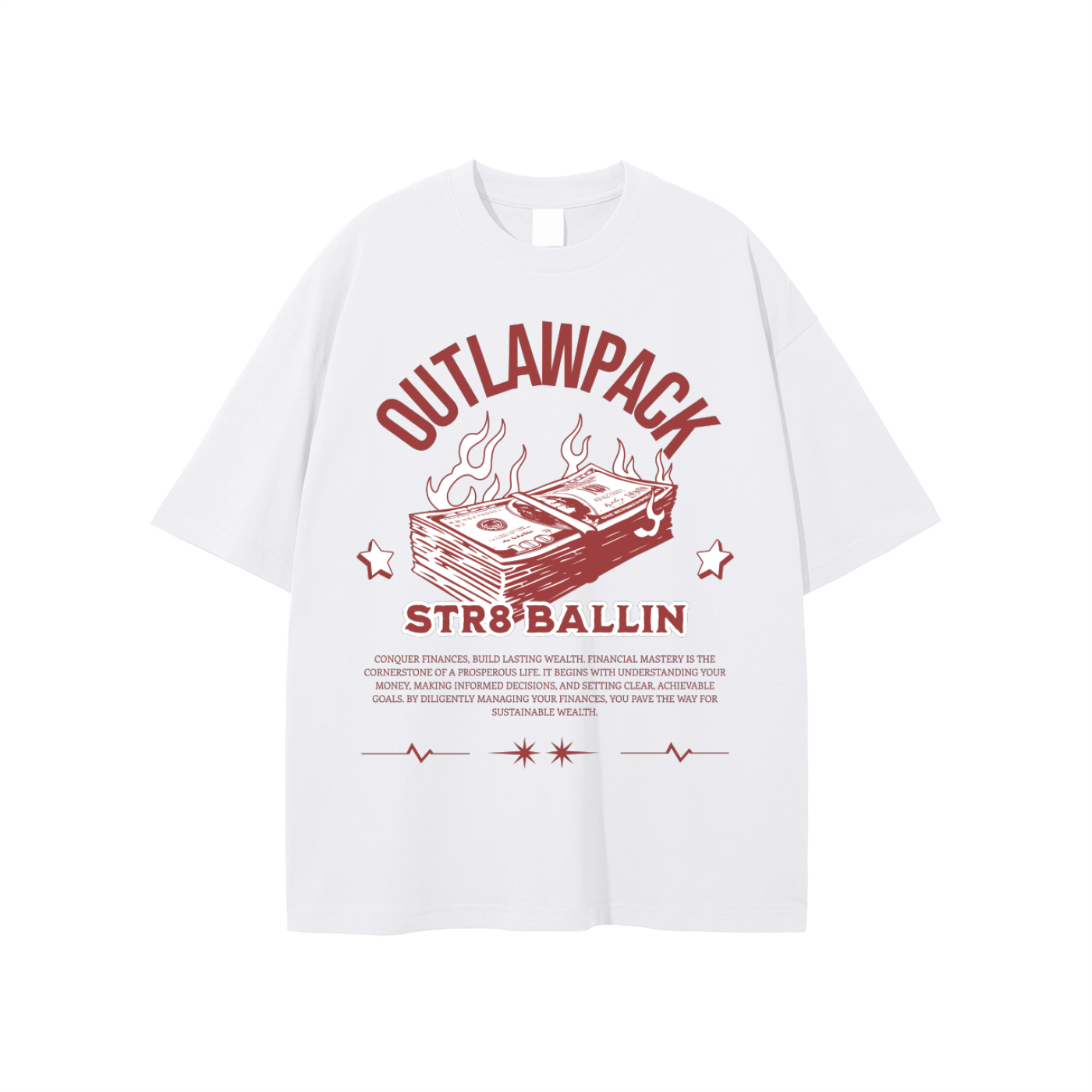 "Str8 Ballin" (Red) Unisex T-shirt