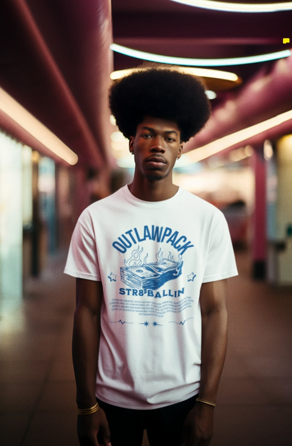 "Str8 Ballin" (Blue) Unisex T-shirt