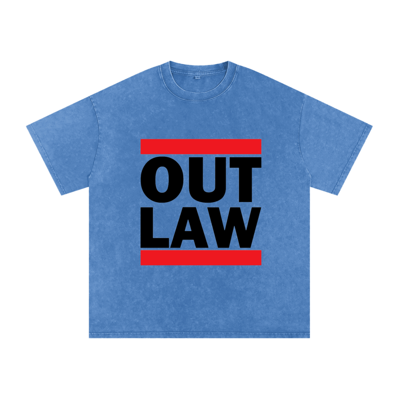 "Outlaw" Acid Wash Oversize T-Shirt - 250 GSM