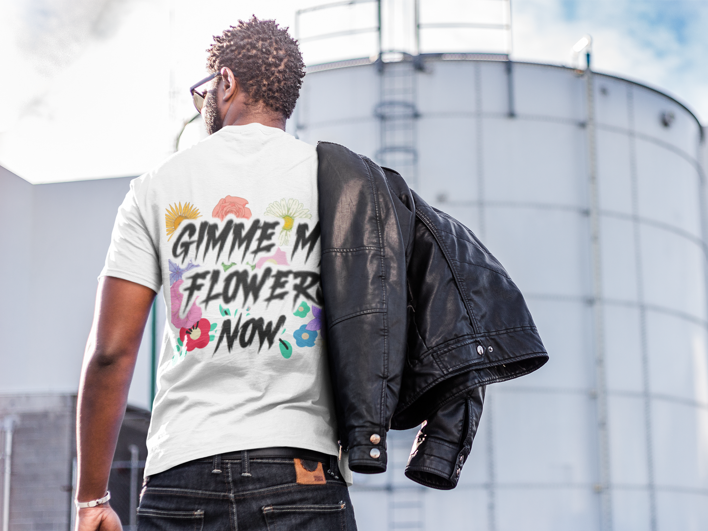 "Gimme my flowers Now" T shirt