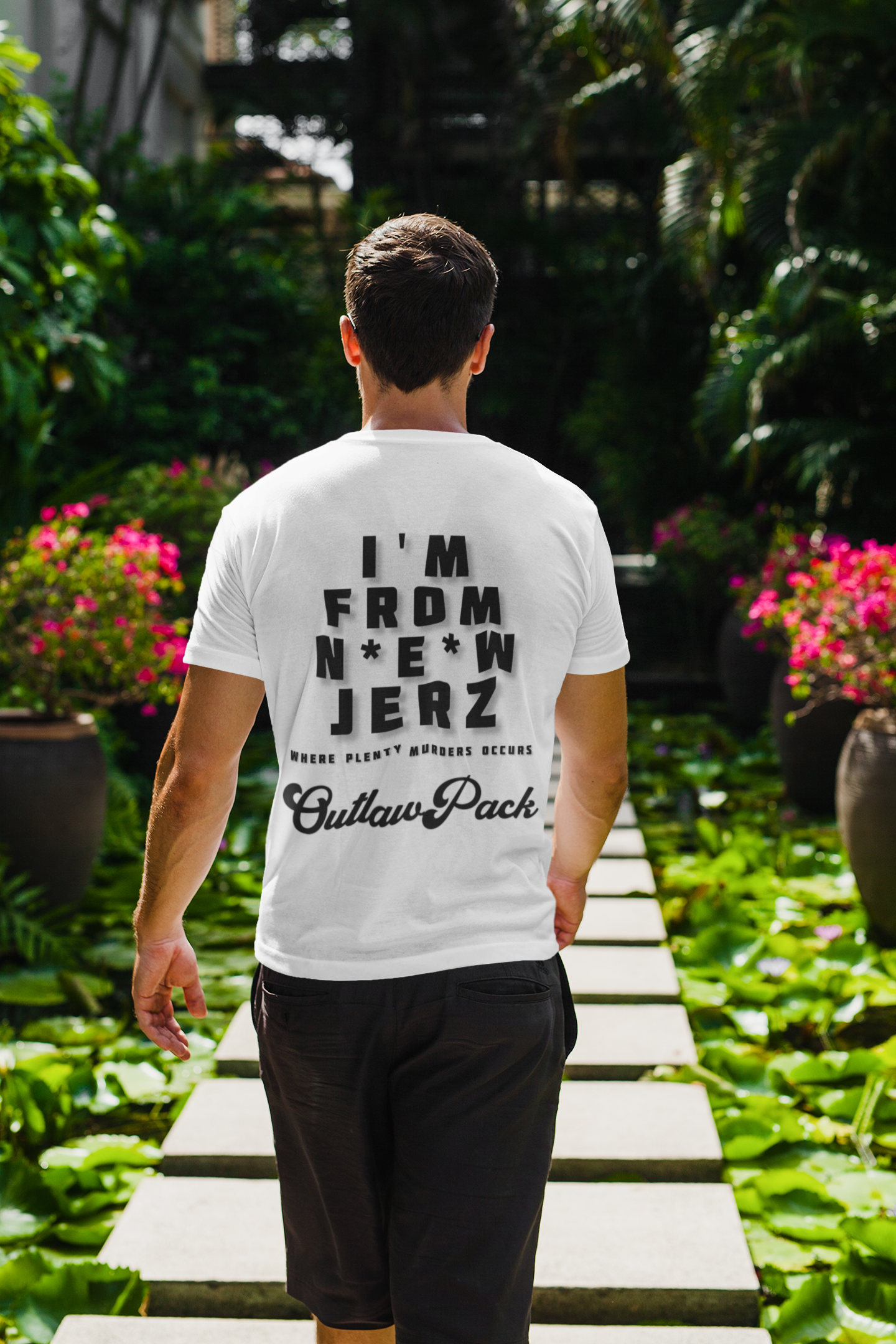 Jerzeymob "Im from NEW" T shirt