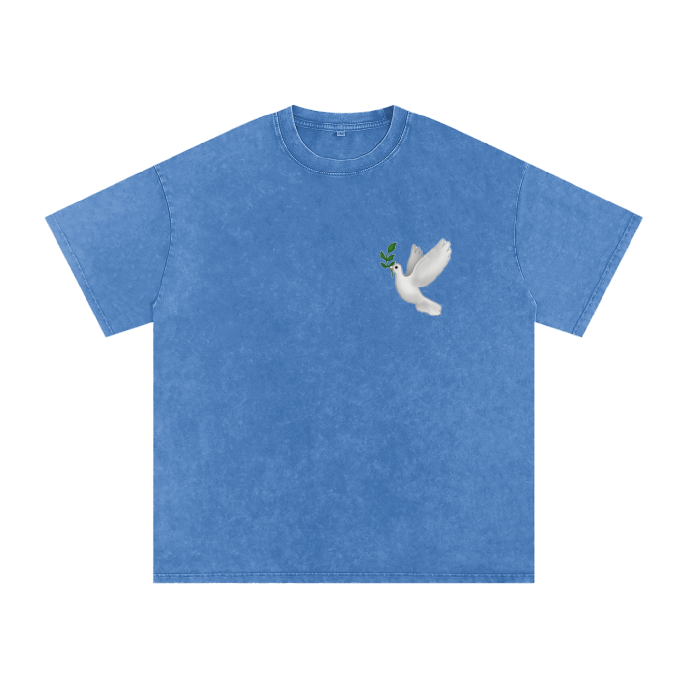 "Live In Peace" Acid Wash T-Shirt - 250 GSM