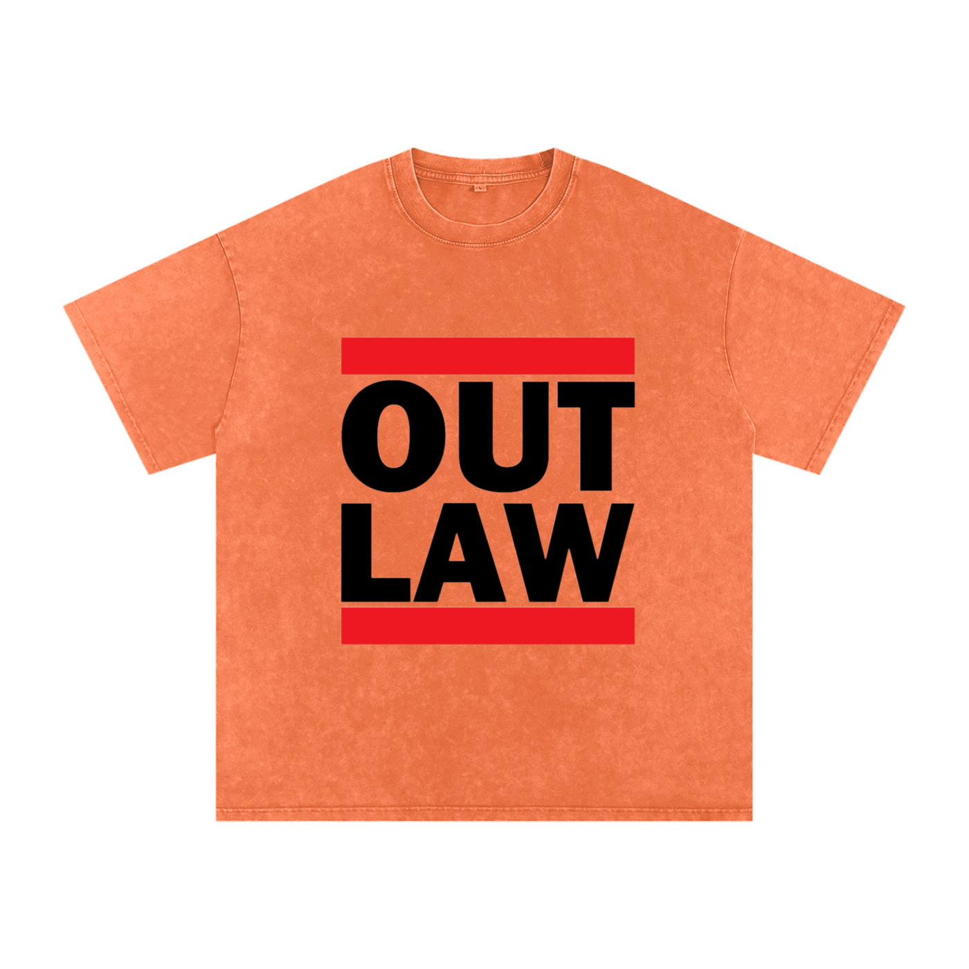 "Outlaw" Acid Wash Oversize T-Shirt - 250 GSM