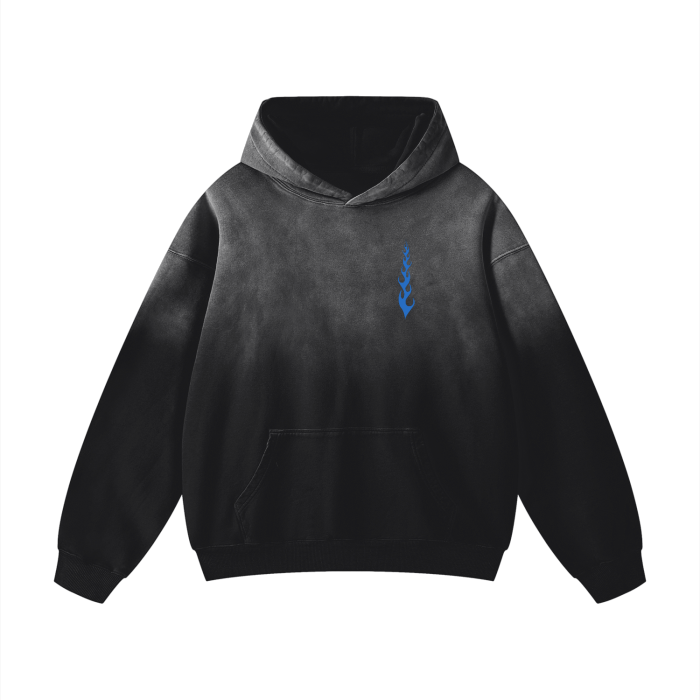 "More trees" Monkey Wash Drop Shoulder Oversized Hoodie