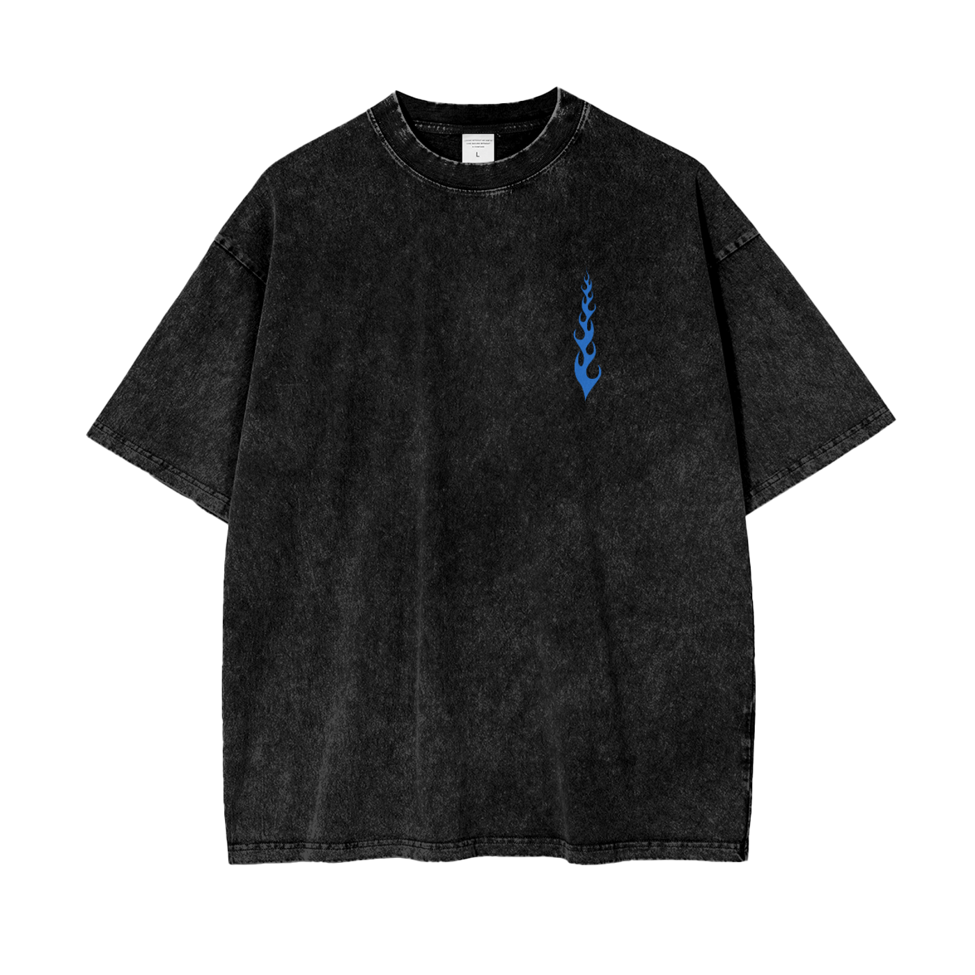 "More Trees" Acid Wash Oversize T-Shirt - 250 GSM