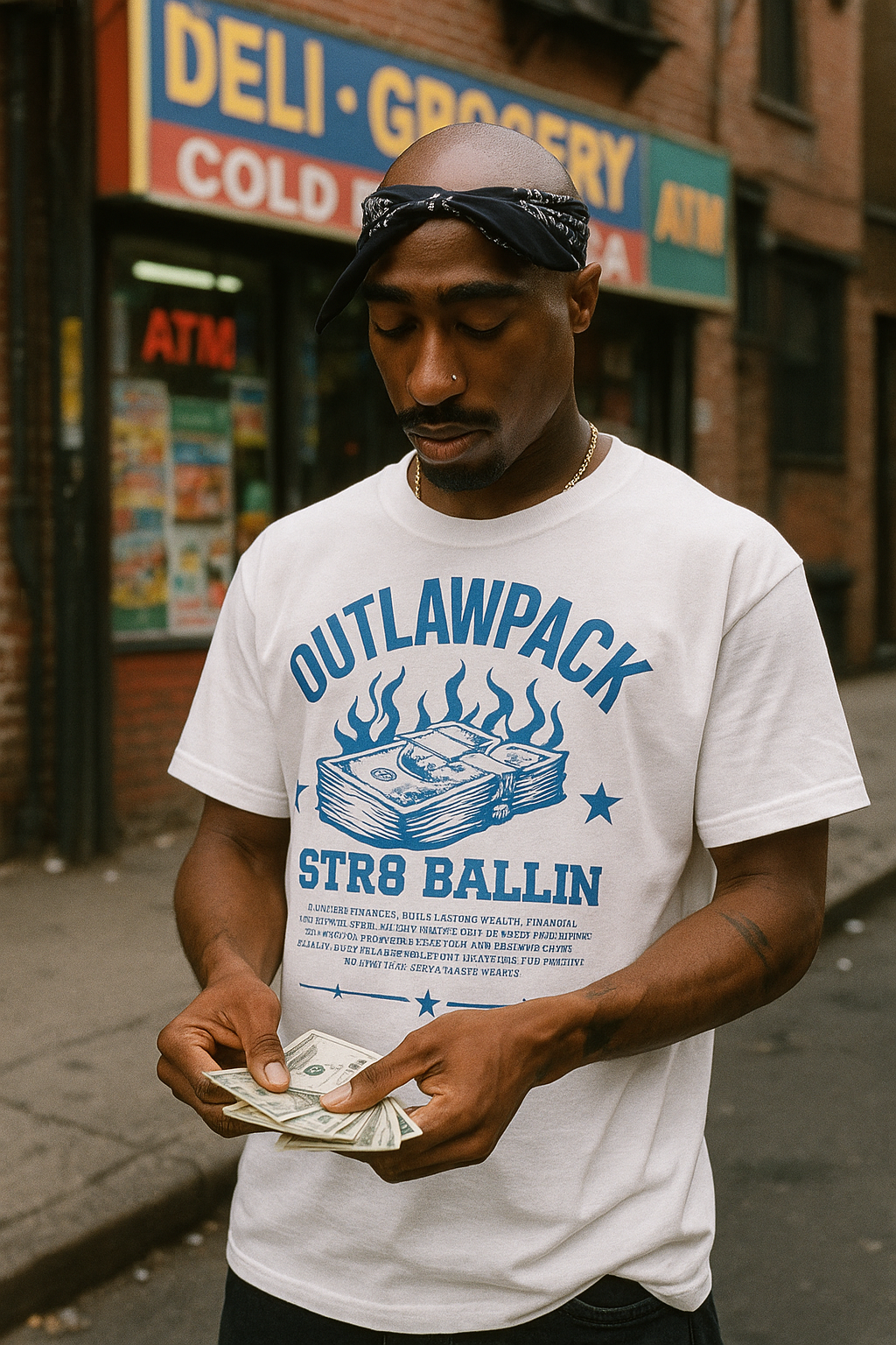 "Str8 Ballin" (Blue) Unisex T-shirt