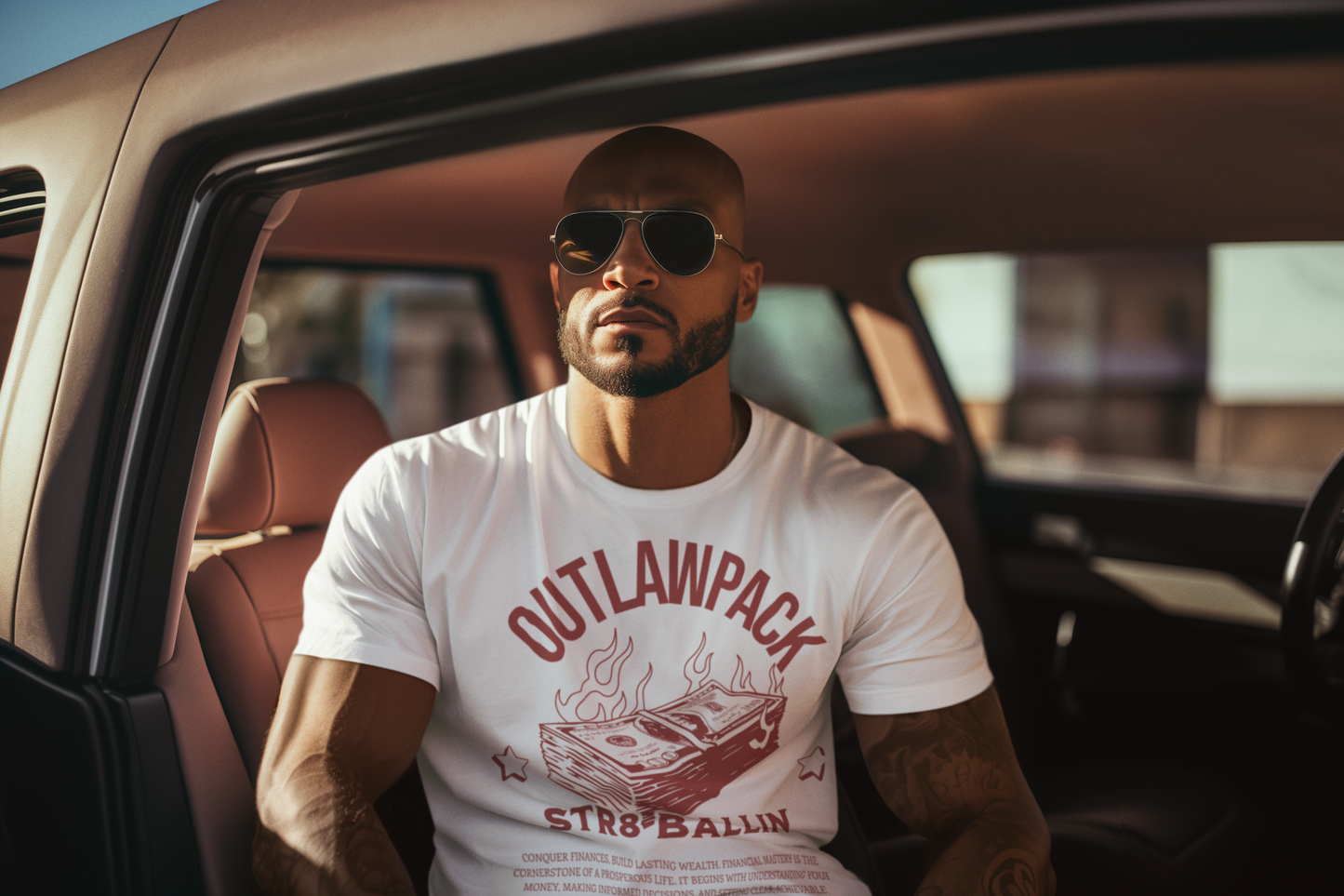 "Str8 Ballin" (Red) Unisex T-shirt