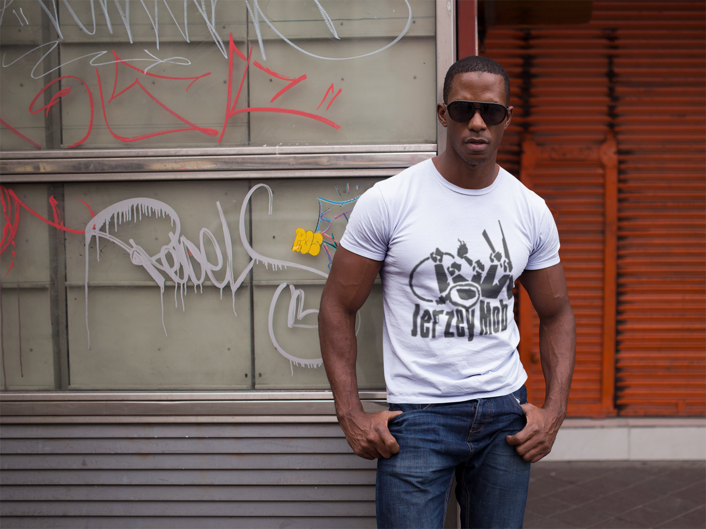 Jerzeymob "Im from NEW" T shirt