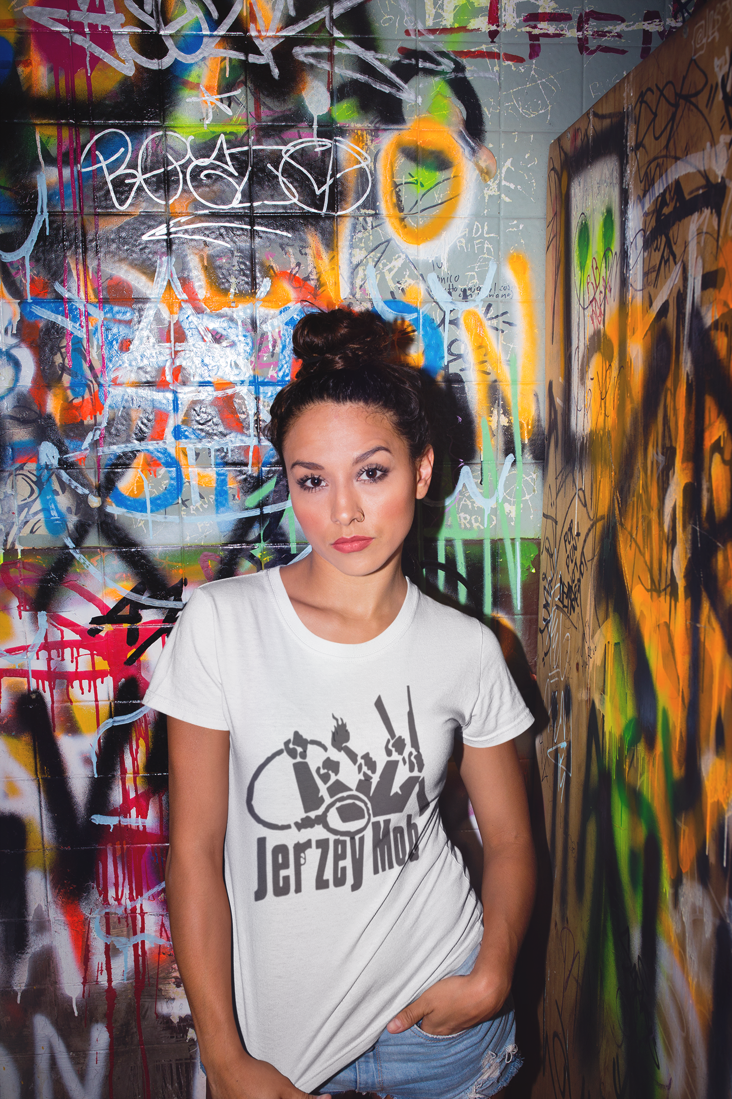 Jerzeymob "Im from NEW" T shirt