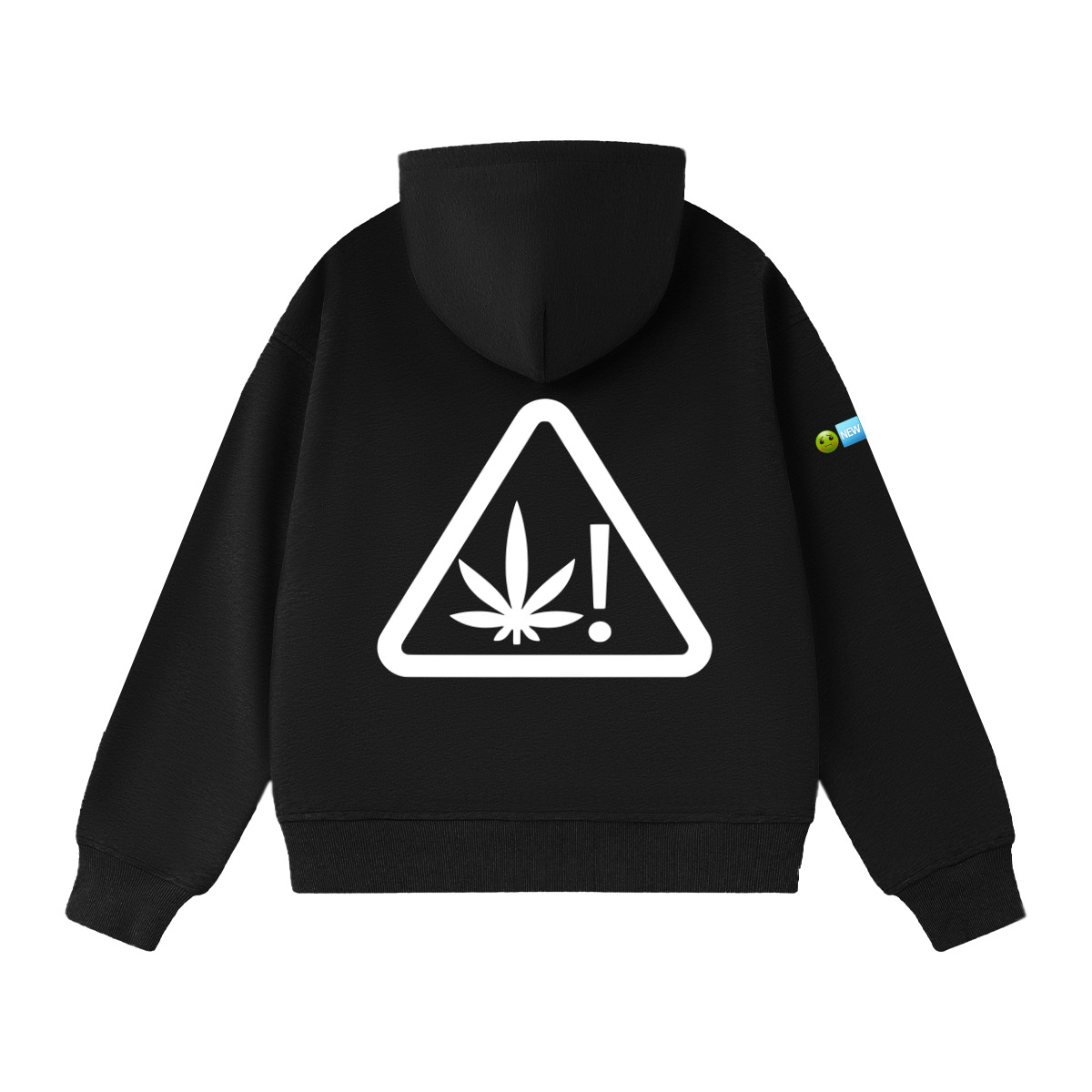 'Thug Angel" Hoodie 400GSM Unisex Heavyweight Cropped Hoodie