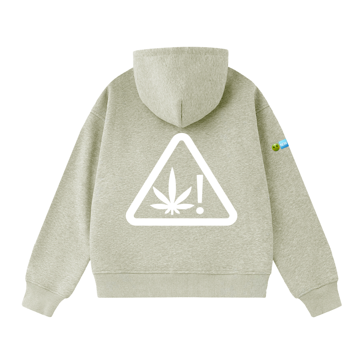 'Thug Angel" Hoodie 400GSM Unisex Heavyweight Cropped Hoodie