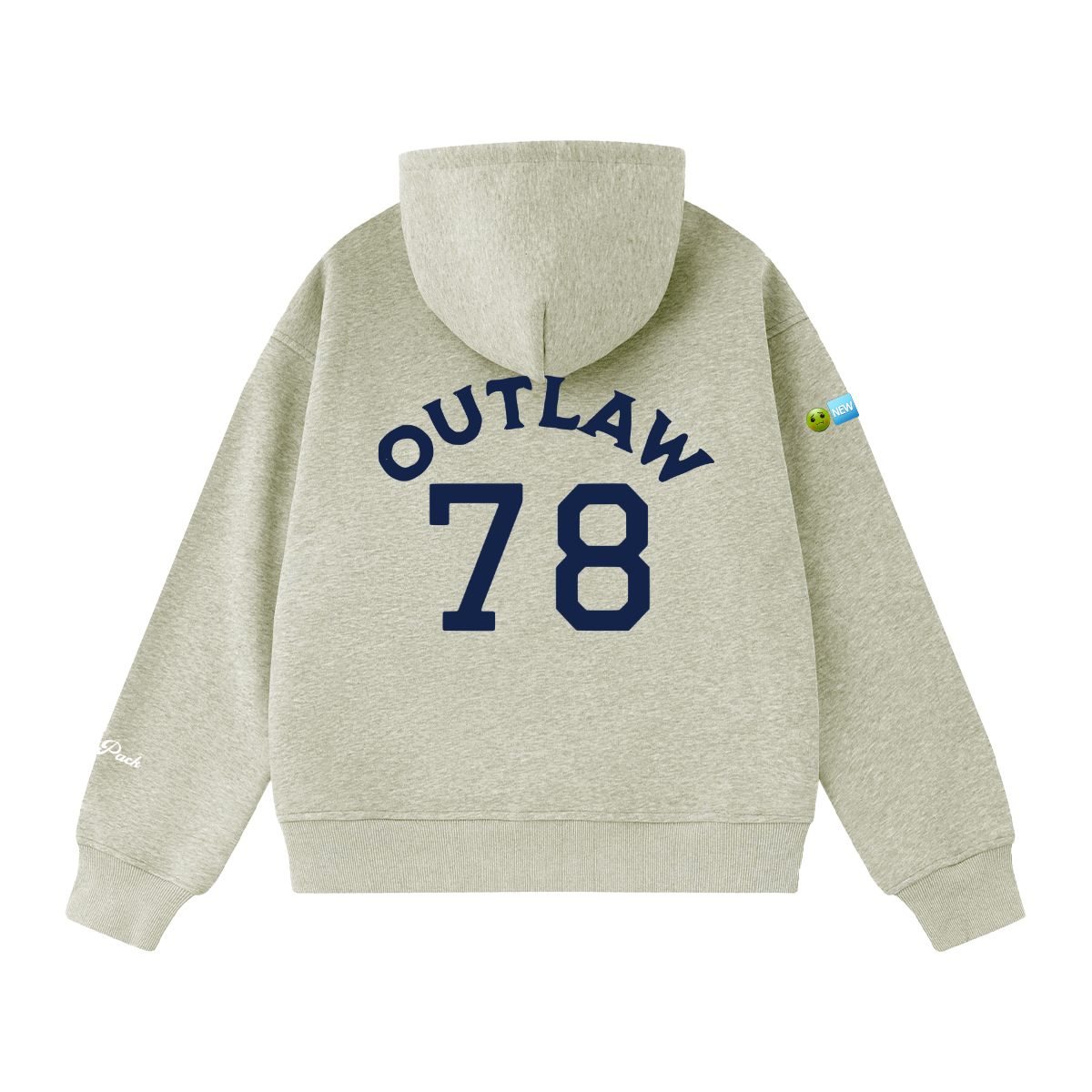 "YN Hoodie" 400GSM Unisex Heavyweight Cropped Hoodie