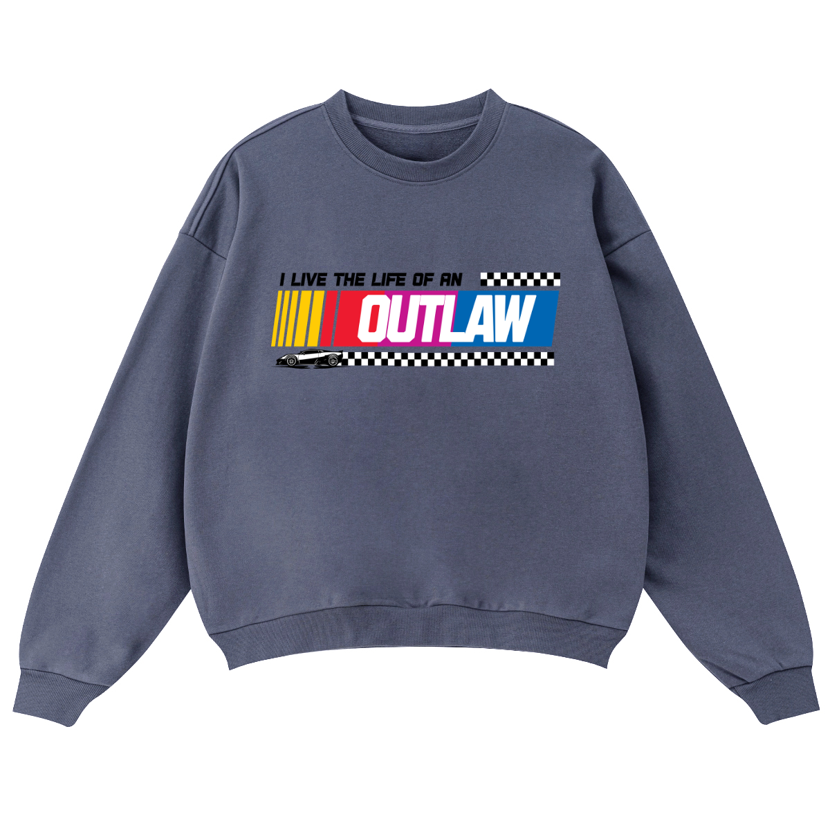 'Life of a Outlaw" Unisex Oversized Crewneck sweatshirt (460GSM)