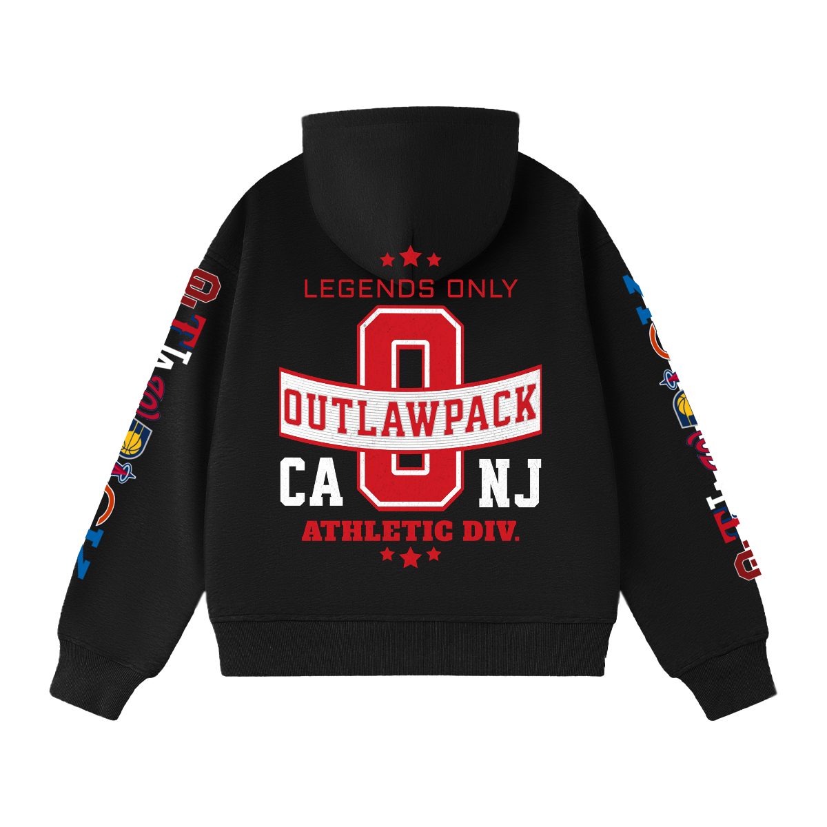 "Sportspack" 400GSM Unisex Heavyweight Cropped Hoodie