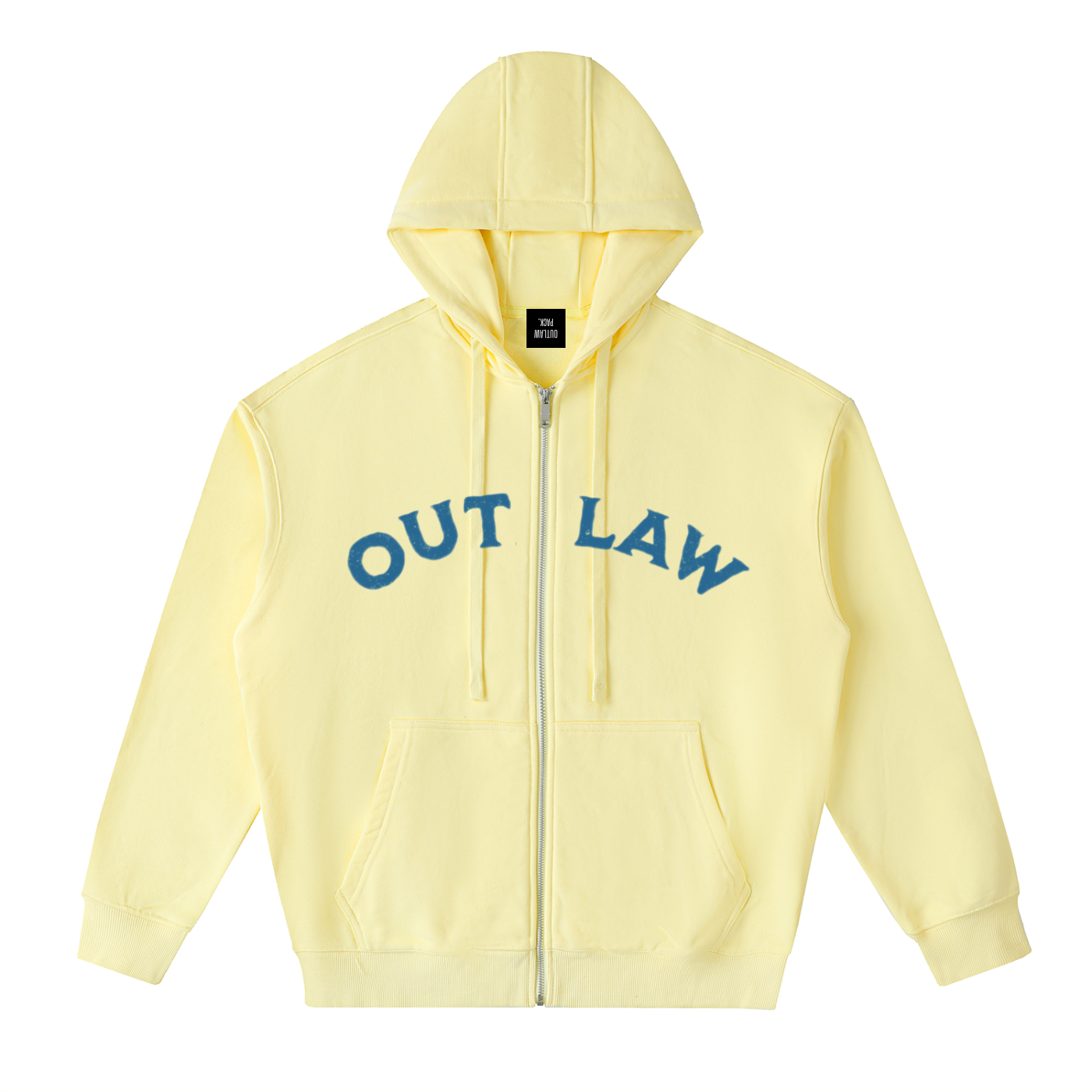 "Super Surfer" Drop-Shoulder Zip Up Hoodie